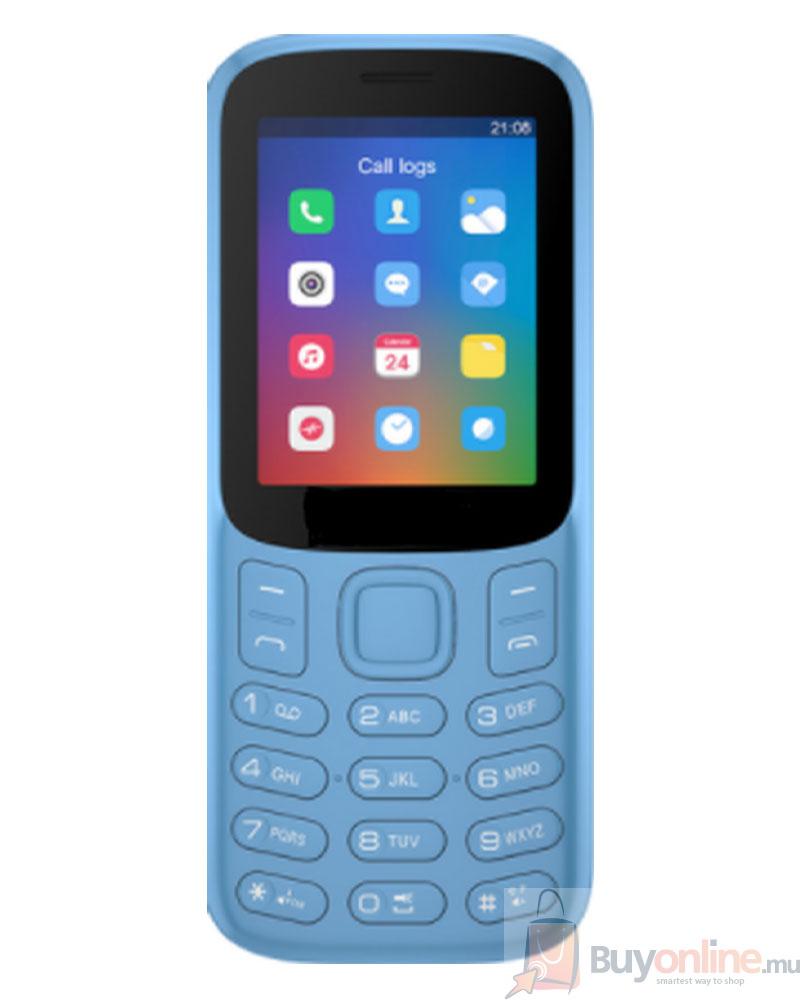 A-20-Mobile-Blue-Buy-Online-in-Mauritus SUZUKI A-20 BLUE TIME FEATURE MOBILE PHONE - Image 1