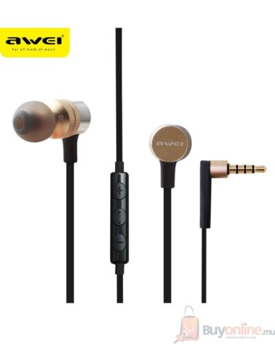 AWEI ES20TY HiFi Stereo Super Bass with Microphone Buy Online in Mauritius 1 - BuyOnline.mu - Smartest way to shop - BuyOnline.mu - buy online