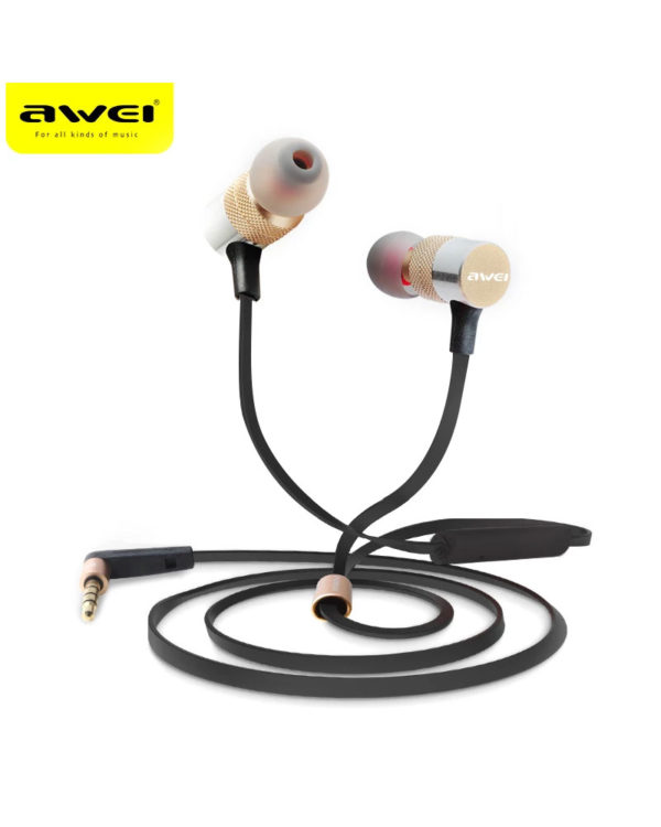 Awei ES-20TY In-ear Earphone Stereo Wired HiFi Stereo Super Bass with Microphone - Image 4