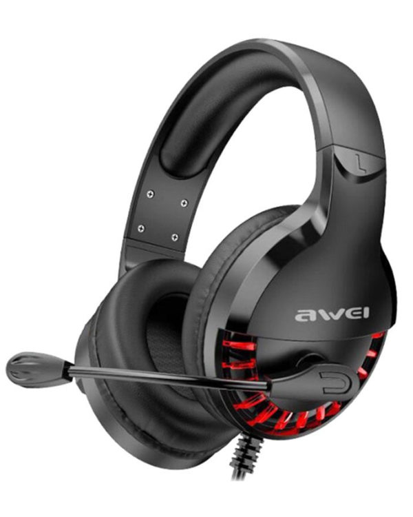 AWEI ES-770i Wired Professional Led Light Game Headphone With Microphone For PC Computer Game Stereo 7.1 Bass Sound 50mm Speaker - Image 2