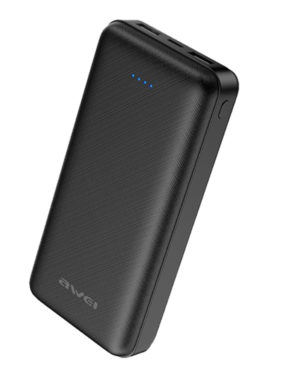 AWEI P47K 20000mAh Power Bank Portable Battery Dual USB Fast Charger PowerBank