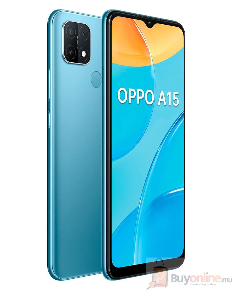 Buy Online Oppop A15 Blue in Mauritius (2) OPPO A15 BLUE - Image 1