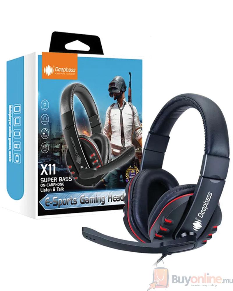 Deepbassx11-eSports-Gaming-Headset-Buy-Online-in-Mauritius-1 Deepbass x11 eSports Gaming Headset - Image 1