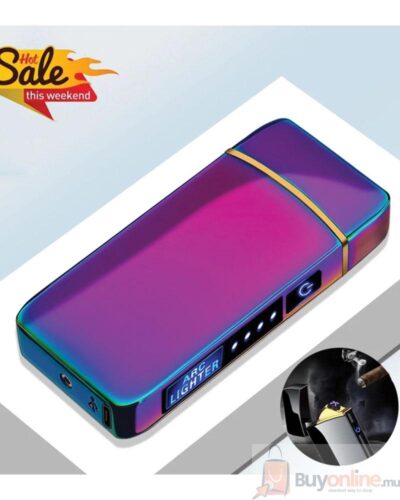 Electric Metal Lighters DK JL315 Windproof Dual Arc Plasma Rechargeable USB Lighter Disposable Smoking Cigarette Lighter Buy Online in Mauritius 1 - BuyOnline.mu - Smartest way to shop - BuyOnline.mu - buy online