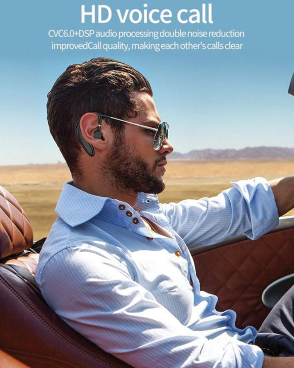 HMB-18 Single Ear Earhook Blue Communication Solution 5.0 Bluetooth Headset Business Car Sports Long Life Big Battery - Image 6