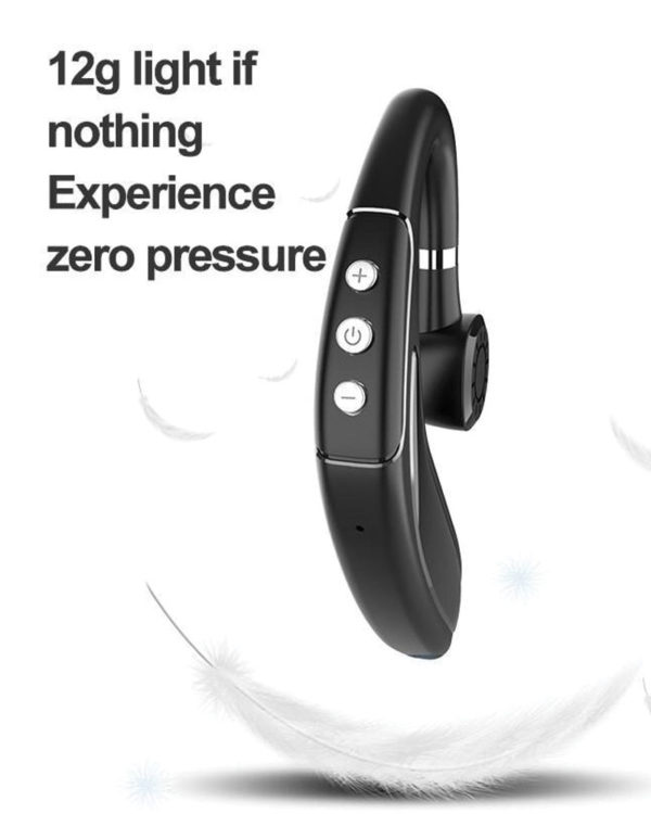 HMB-18 Single Ear Earhook Blue Communication Solution 5.0 Bluetooth Headset Business Car Sports Long Life Big Battery - Image 4