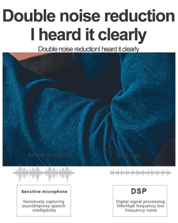 HMB-18 Single Ear Earhook Blue Communication Solution 5.0 Bluetooth Headset Business Car Sports Long Life Big Battery - Image 7