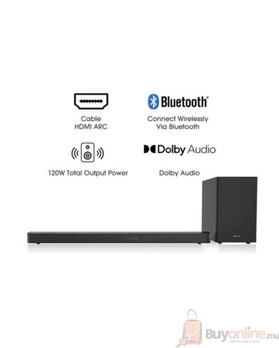 HS212 HISENSE SOUNDBAR 2.1 WITH SUBWOOFER Buy Online in Mauritius 2 - BuyOnline.mu - Smartest way to shop - BuyOnline.mu - buy online
