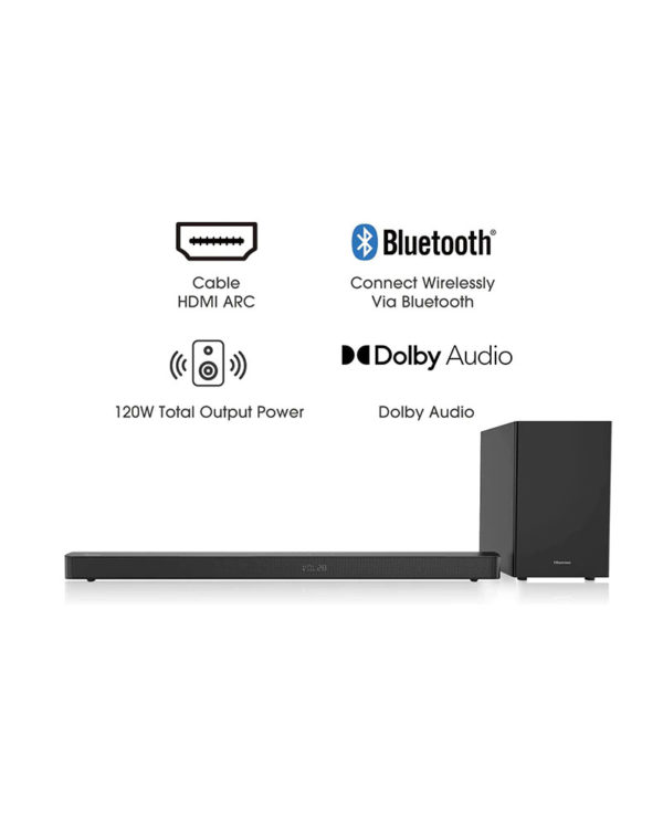 HISENSE SOUNDBAR 2.1 WITH SUBWOOFER - Image 2