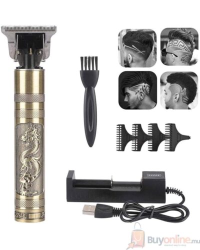 Hair Trimmer Clipper Golden Haircut Baldheaded Hair Cutting Machine Men Barber USB Ceramic Beard Cutter Styling Tool 1 - BuyOnline.mu - Smartest way to shop - BuyOnline.mu - buy online