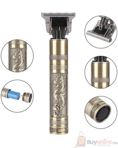 Hair Trimmer Clipper Golden Haircut Baldheaded Hair Cutting Machine Men Barber USB Ceramic Beard Cutter Styling Tool 2 - BuyOnline.mu - Smartest way to shop - BuyOnline.mu - buy online