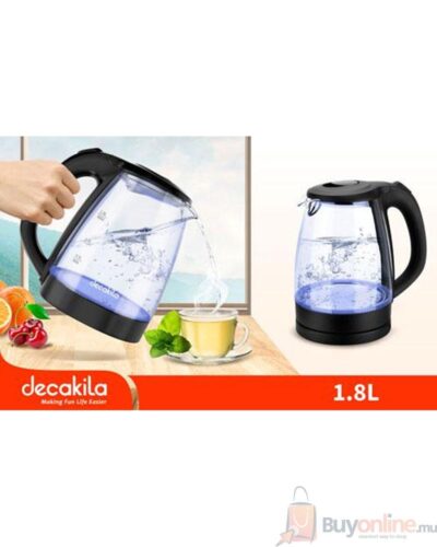 KEKT018B DECAKILA GLASS KETTLE Buy Online in Mauritius - BuyOnline.mu - Smartest way to shop - BuyOnline.mu - buy online