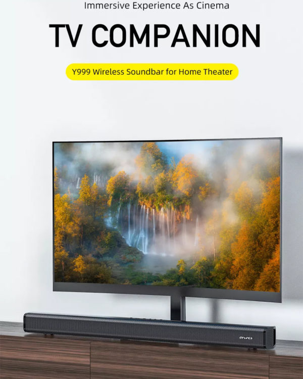 AWEI Y999 Wireless Soundbar 5.0 - Bluetooth - AUX - USB - Micro SD - Image 2