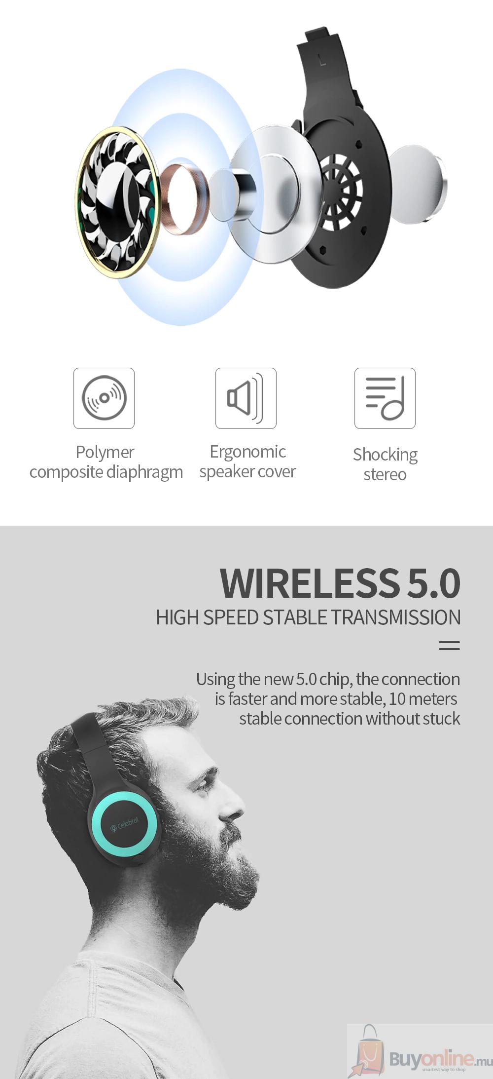image 2021 12 12 172207 - Celebrat A23 Wireless Bluetooth Heaphone - BuyOnline.mu -