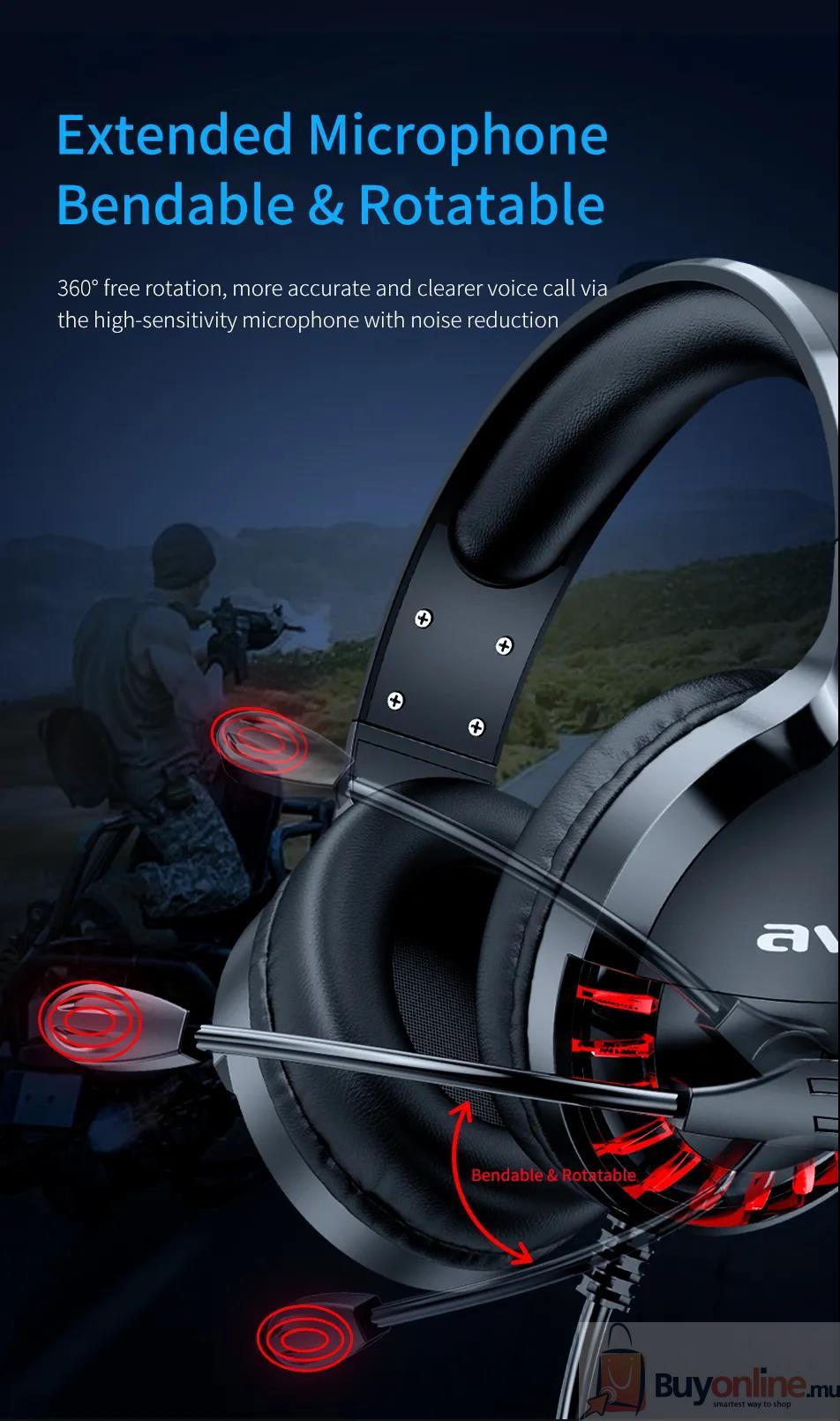 image 2022 01 24 001807 - AWEI ES-770i Wired Professional Led Light Game Headphone With Microphone For PC Computer Game Stereo 7.1 Bass Sound 50mm Speaker - BuyOnline.mu - Gaming Headphone,Game Headphone,Gaming Headset
