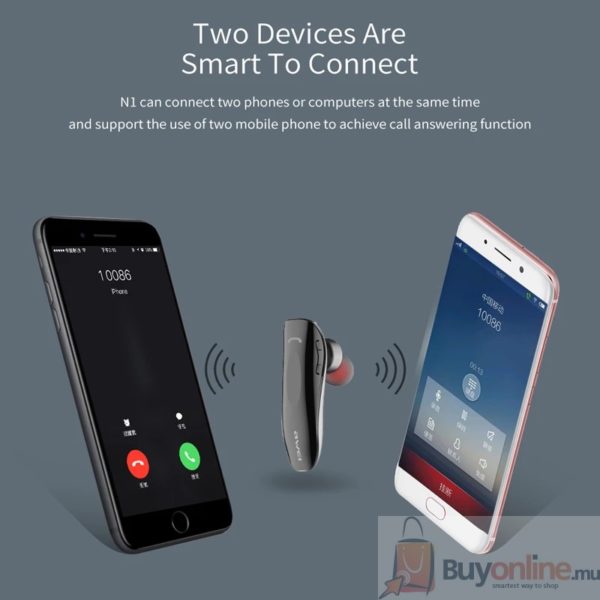 AWEI N1 Wireless Bluetooth - compatible Earphone Earbuds Business in-Ear Headset With Mic Hand free Earphones For iPhone Android - Image 3