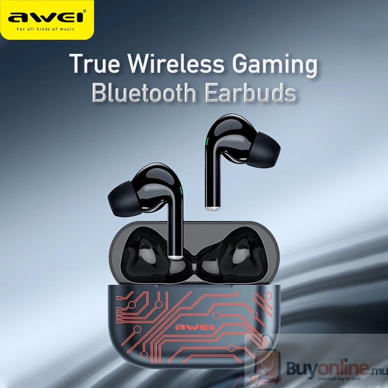 AWEI T29 Pro RGB Game TWS Bluetooth Earphones In-ear Touch Control Waterproof IP67 Type-C Quick Charge With Microphone For Phone AWEI T29 Pro RGB Game TWS Bluetooth Earphones In-ear Touch Control Waterproof IP67 Type-C Quick Charge With Microphone For Phone