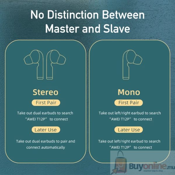 Awei T15P wireless earphones earbuds Bluetooth earphone headset With Microphones charging case Waterproof gamer sport buds