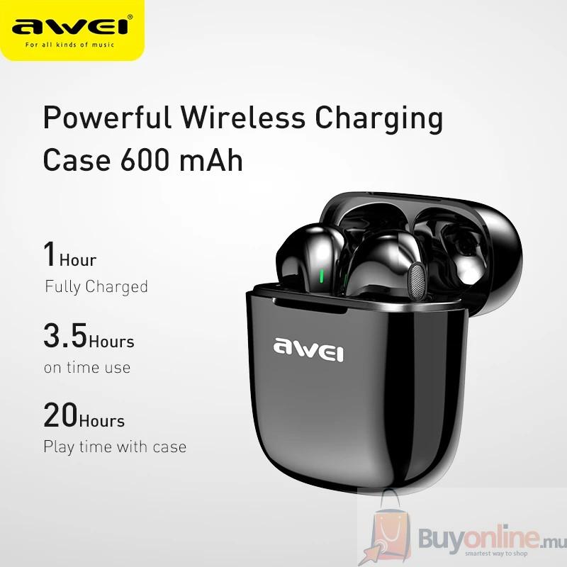 AWEI T26 TWS Wireless Earbuds Bluetooth-compatible Earphone in Ear With Dual Mic Stereo Sound HiFi Bass Headphone AWEI T26 TWS Wireless Earbuds Bluetooth-compatible Earphone in Ear With Dual Mic Stereo Sound HiFi Bass Headphone
