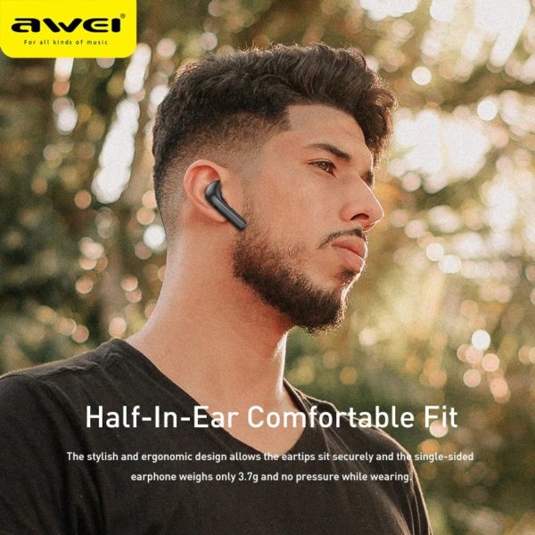 AWEI T26 TWS Wireless Earbuds Bluetooth-compatible Earphone in Ear With Dual Mic Stereo Sound HiFi Bass Headphone