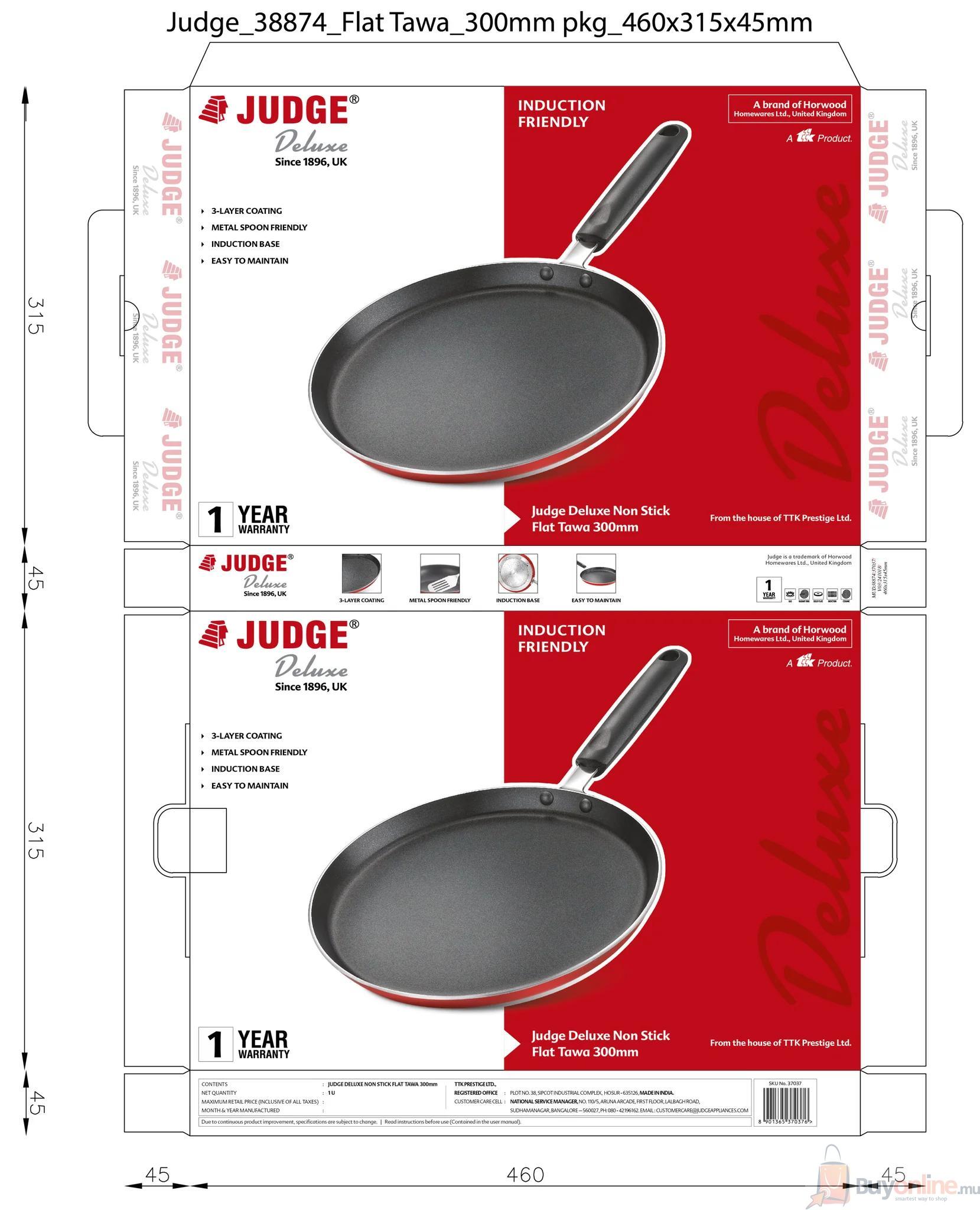 image 2023 06 30 052618765 - JUDGE DLX NS FLAT TAWA 300MM - 37037 - BuyOnline.mu -